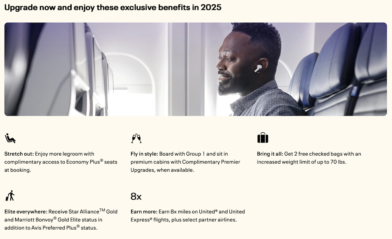 United Mileage Plus Gold upgrade benefits