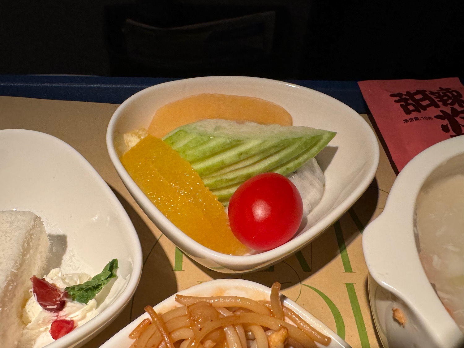 a bowl of fruit and vegetables