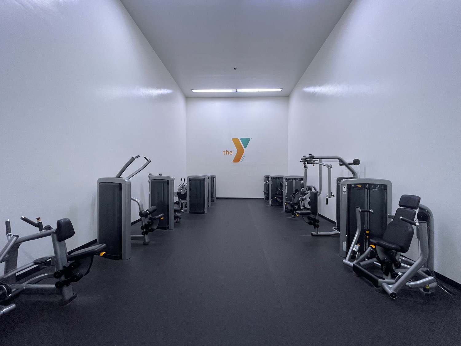 a room with exercise equipment