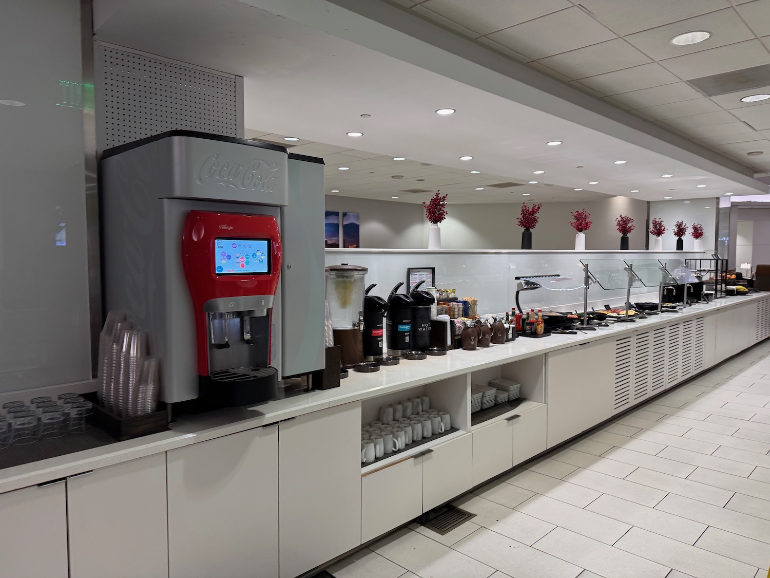 a coffee machine on a counter