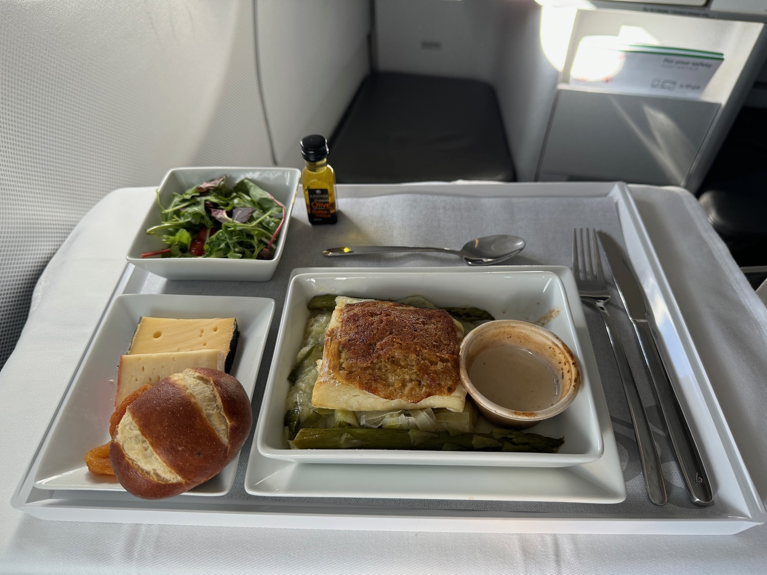 a tray of food on a tray