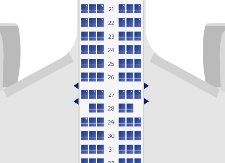 Delta 757-300 Seat Map