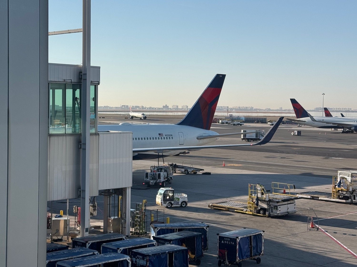 airplanes at an airport