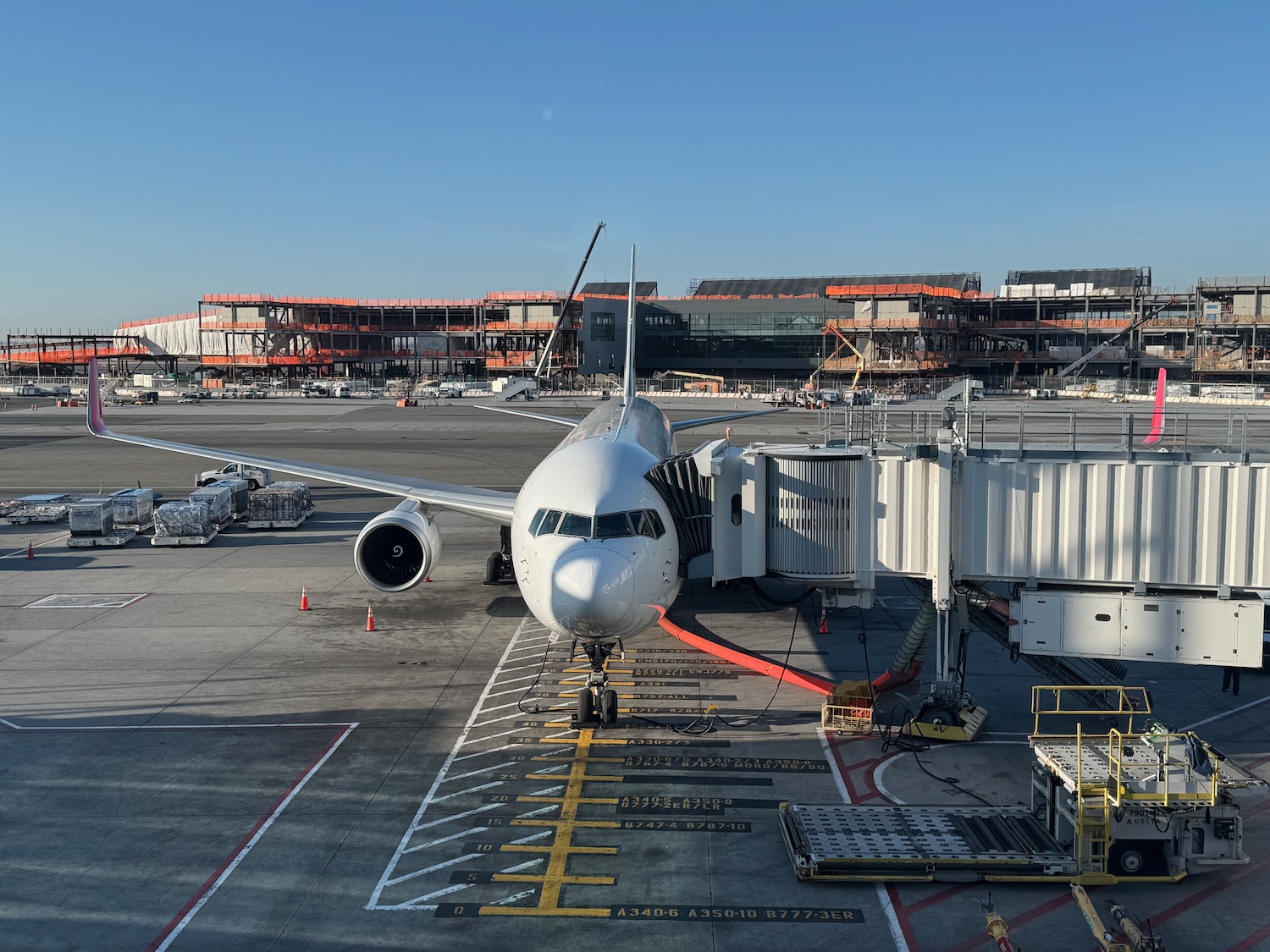 an airplane at an airport