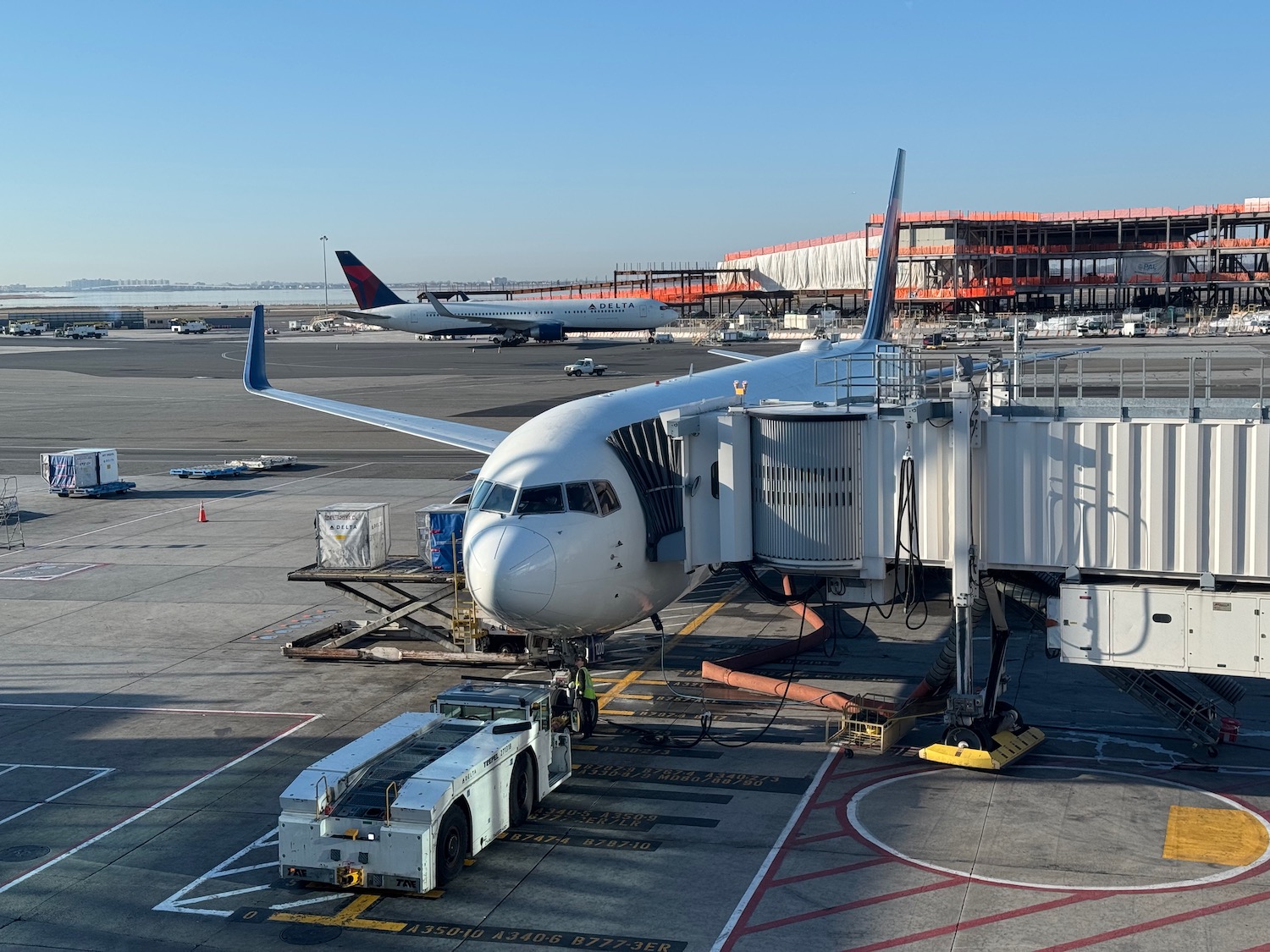 an airplane at an airport