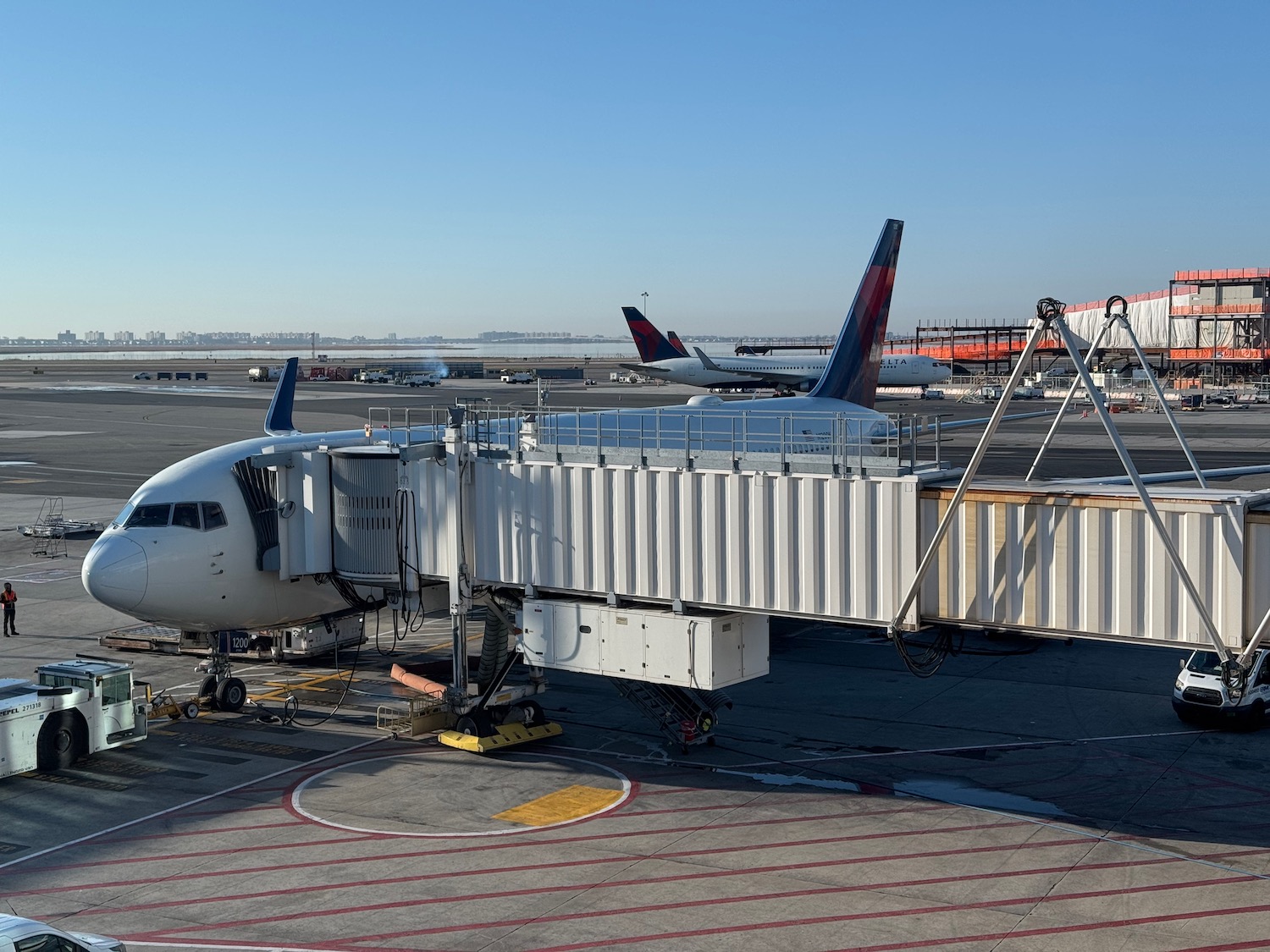 an airplane at an airport