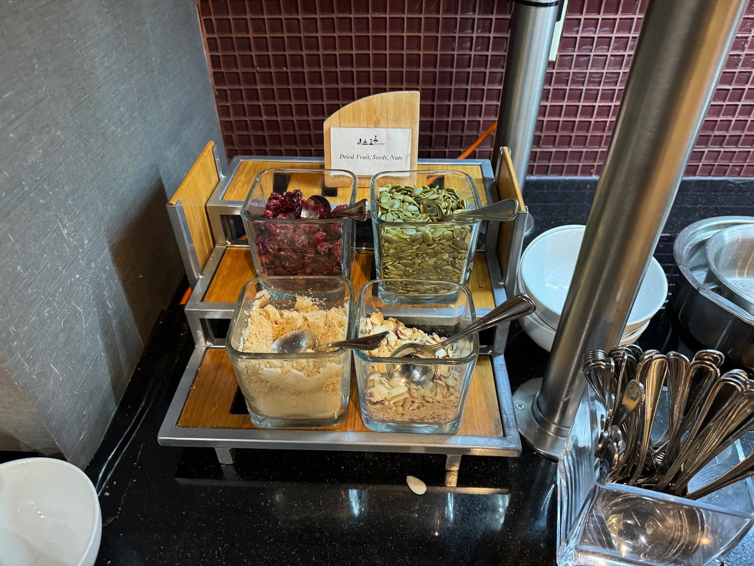 a tray of food on a counter