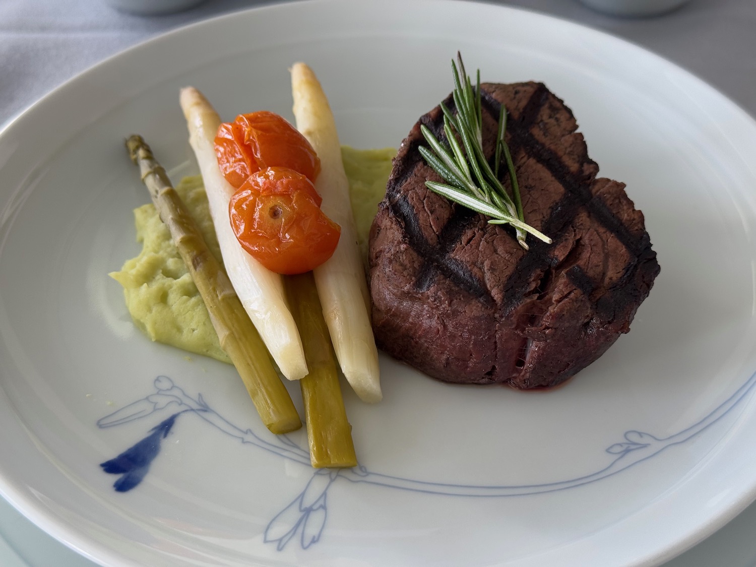 a plate of food on a table