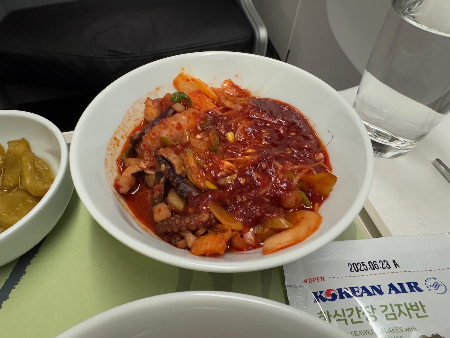 a bowl of food on a table