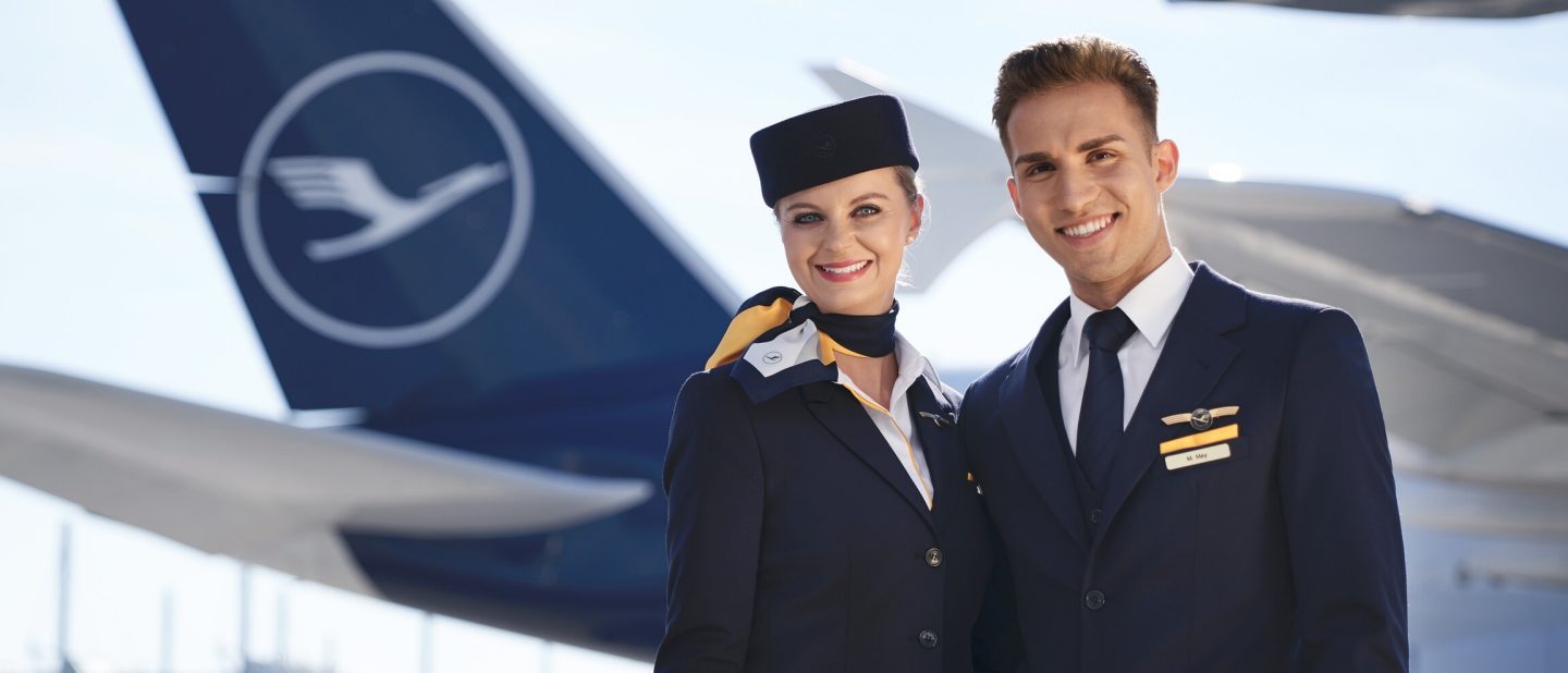 a man and woman in uniform