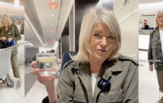 Martha Stewart United Airlines