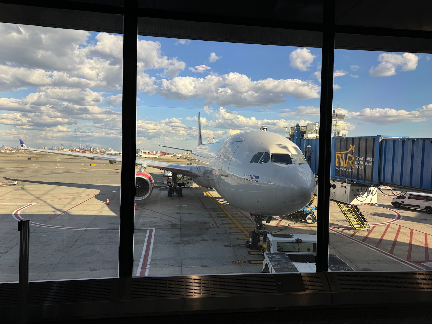 a plane on the tarmac