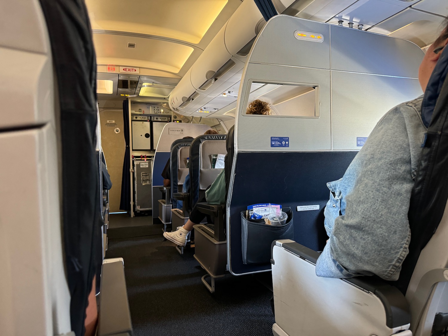 people sitting in an airplane