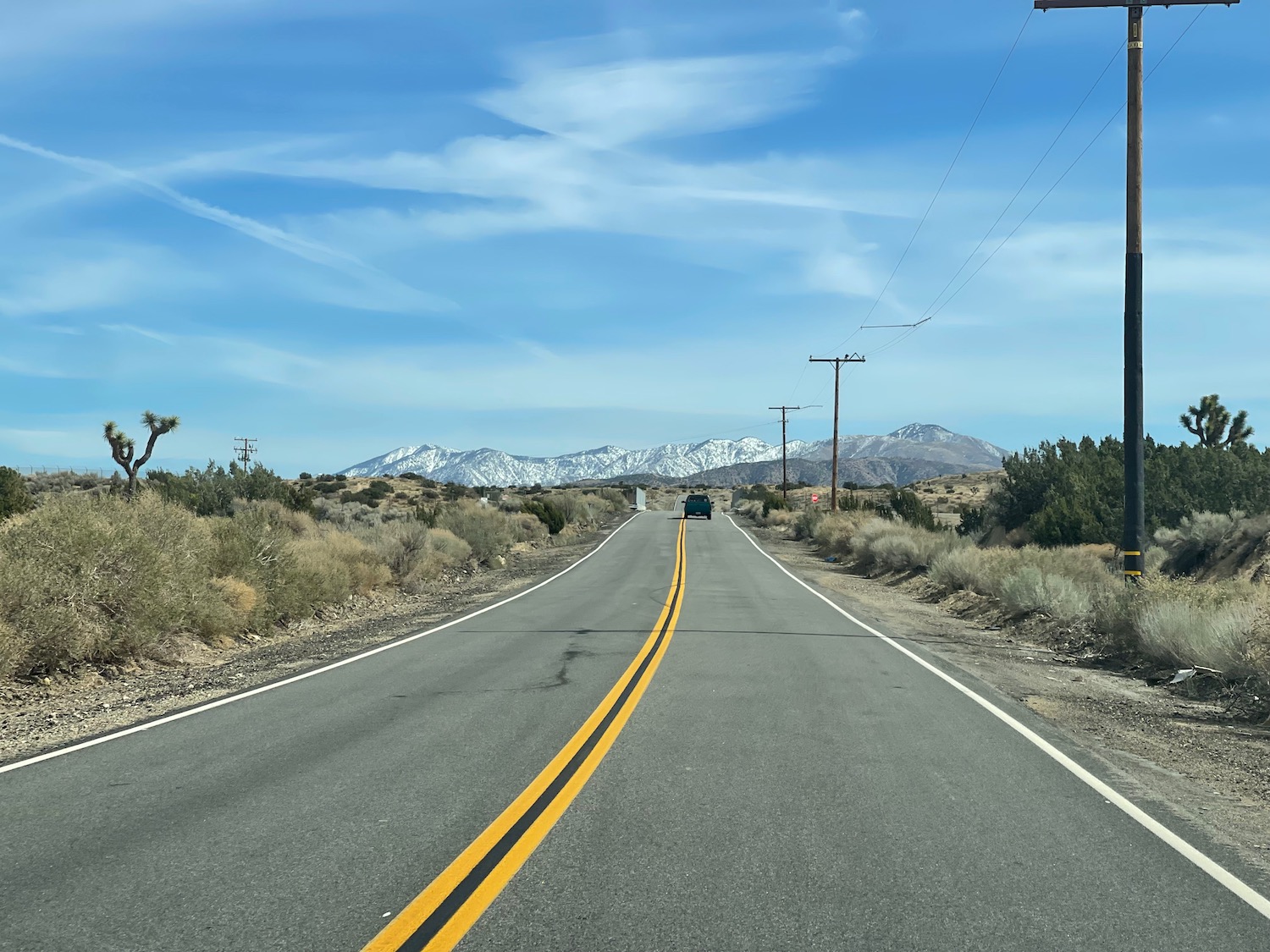 a road with a car on it