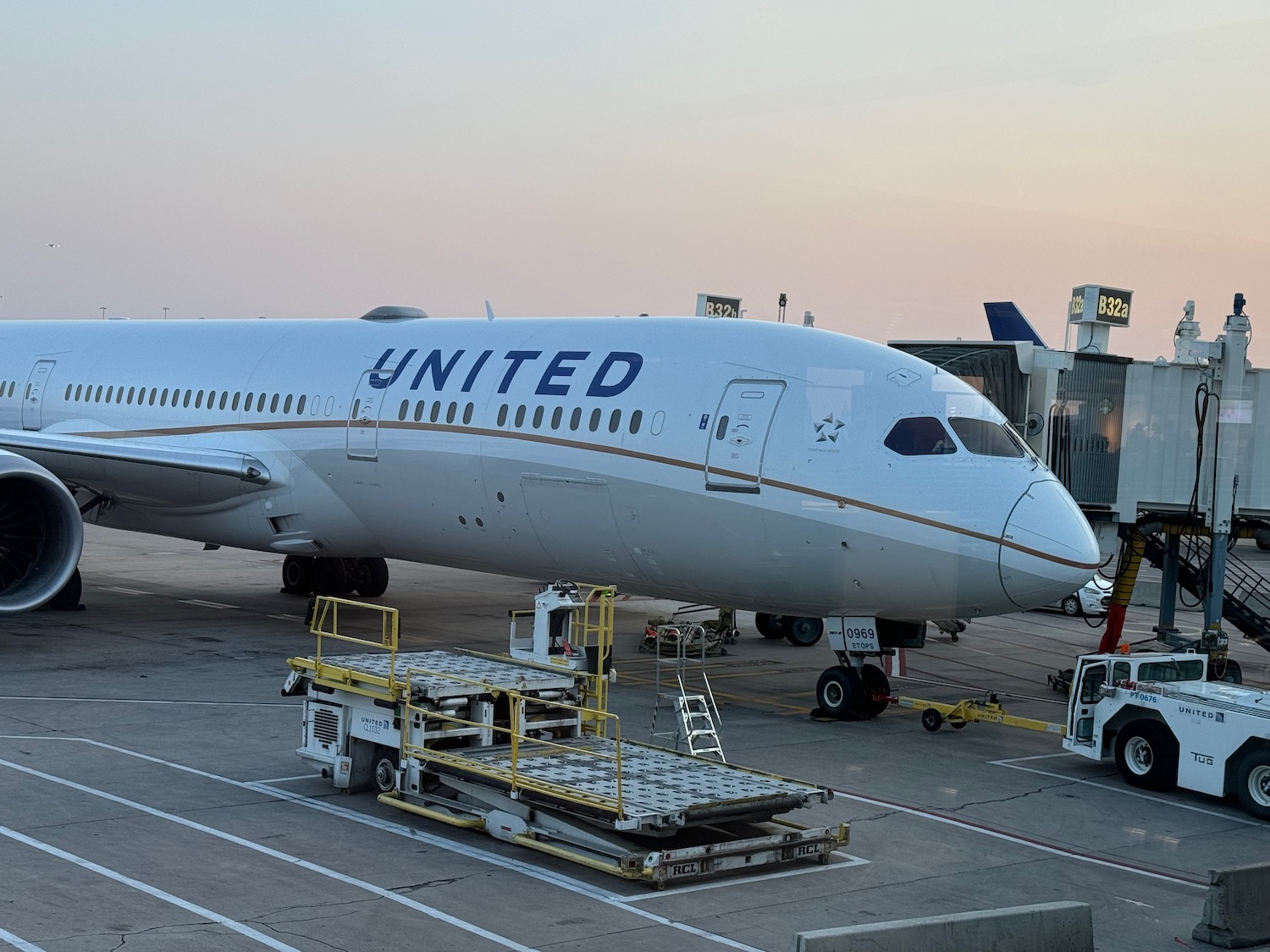 a plane at an airport