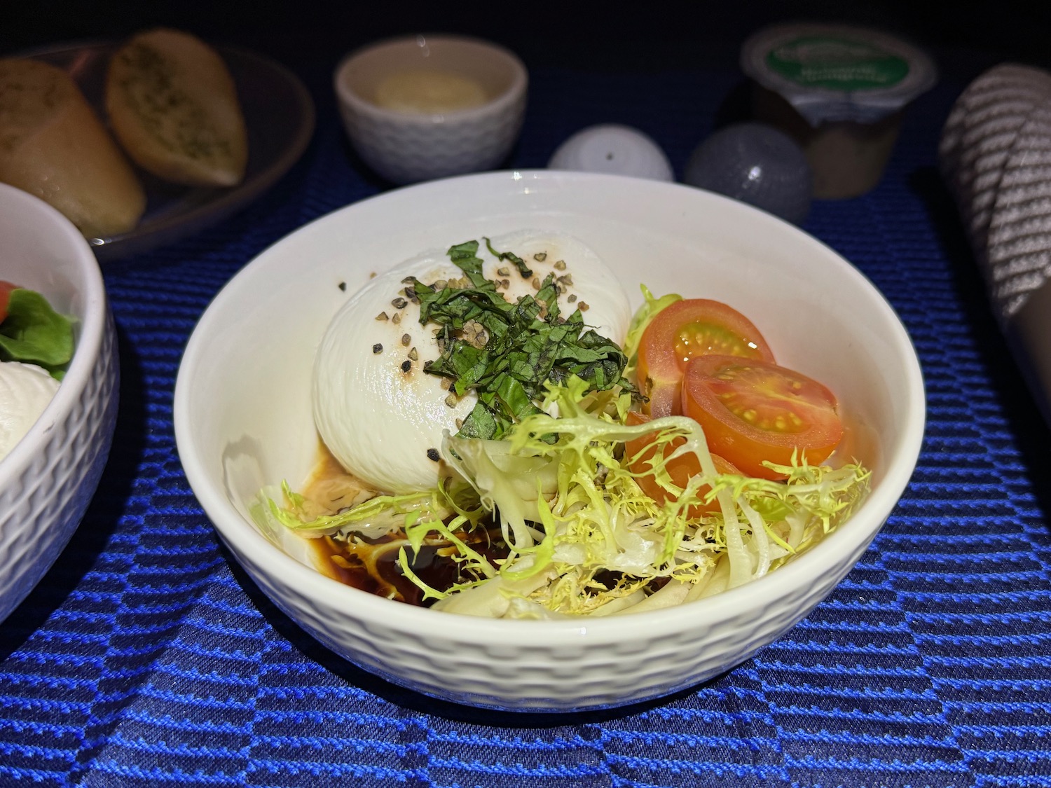 a bowl of food on a table