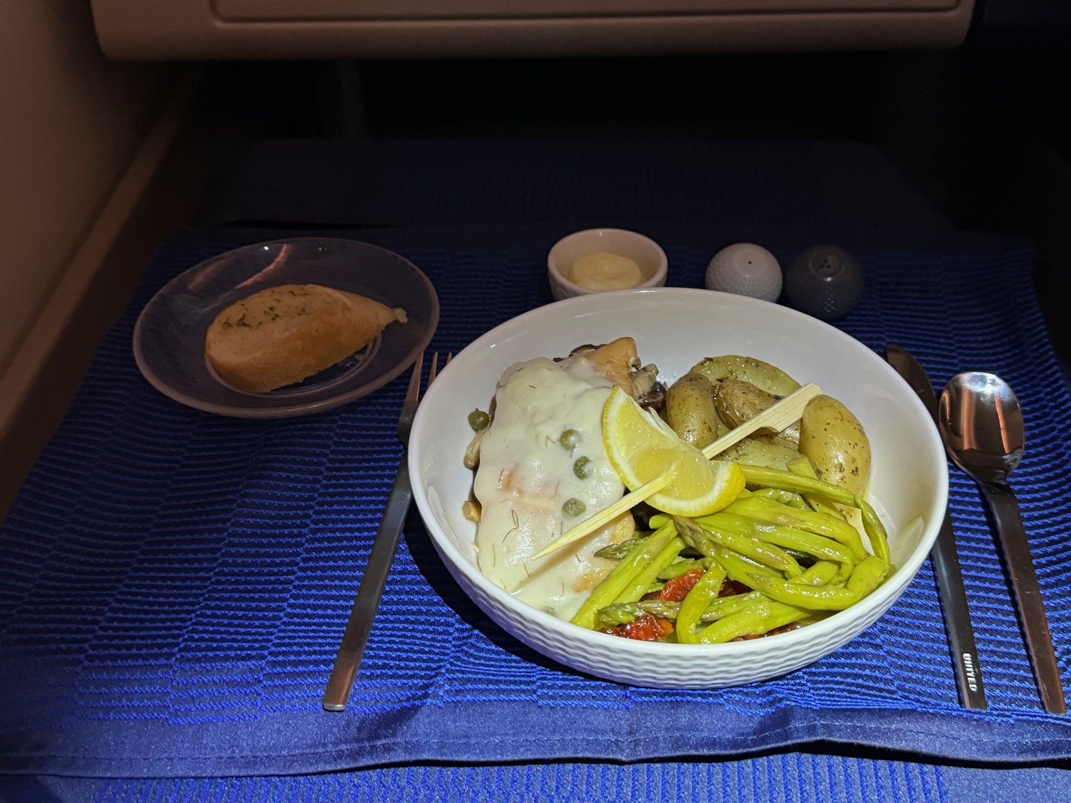 a bowl of food on a table