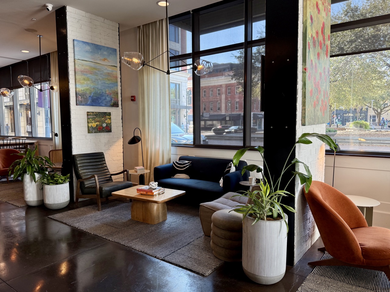 andaz savannah lobby seating spaces