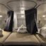 United Airlines flight attendant crew bunks