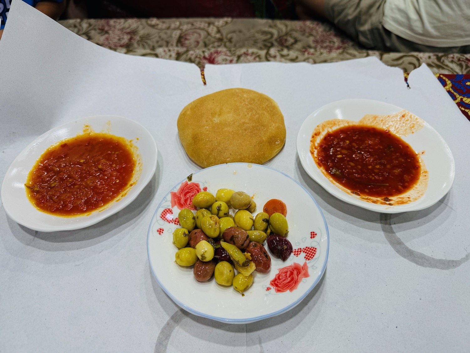 a plate of food on a table