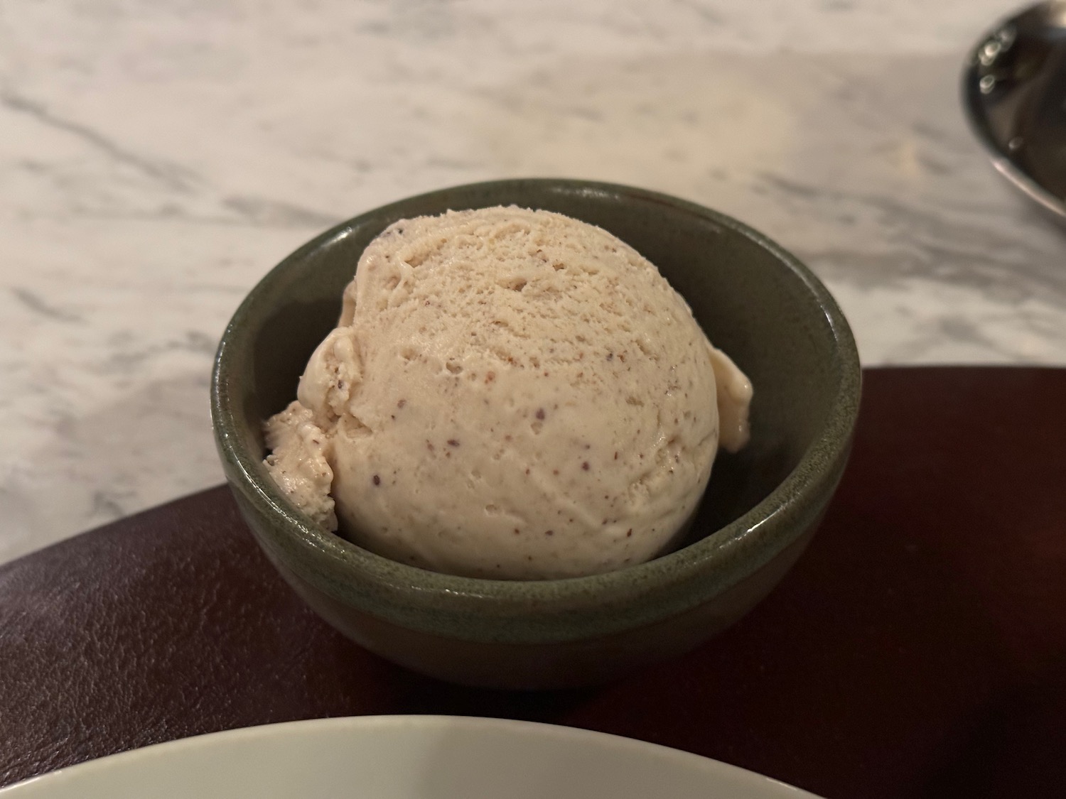 a bowl of ice cream