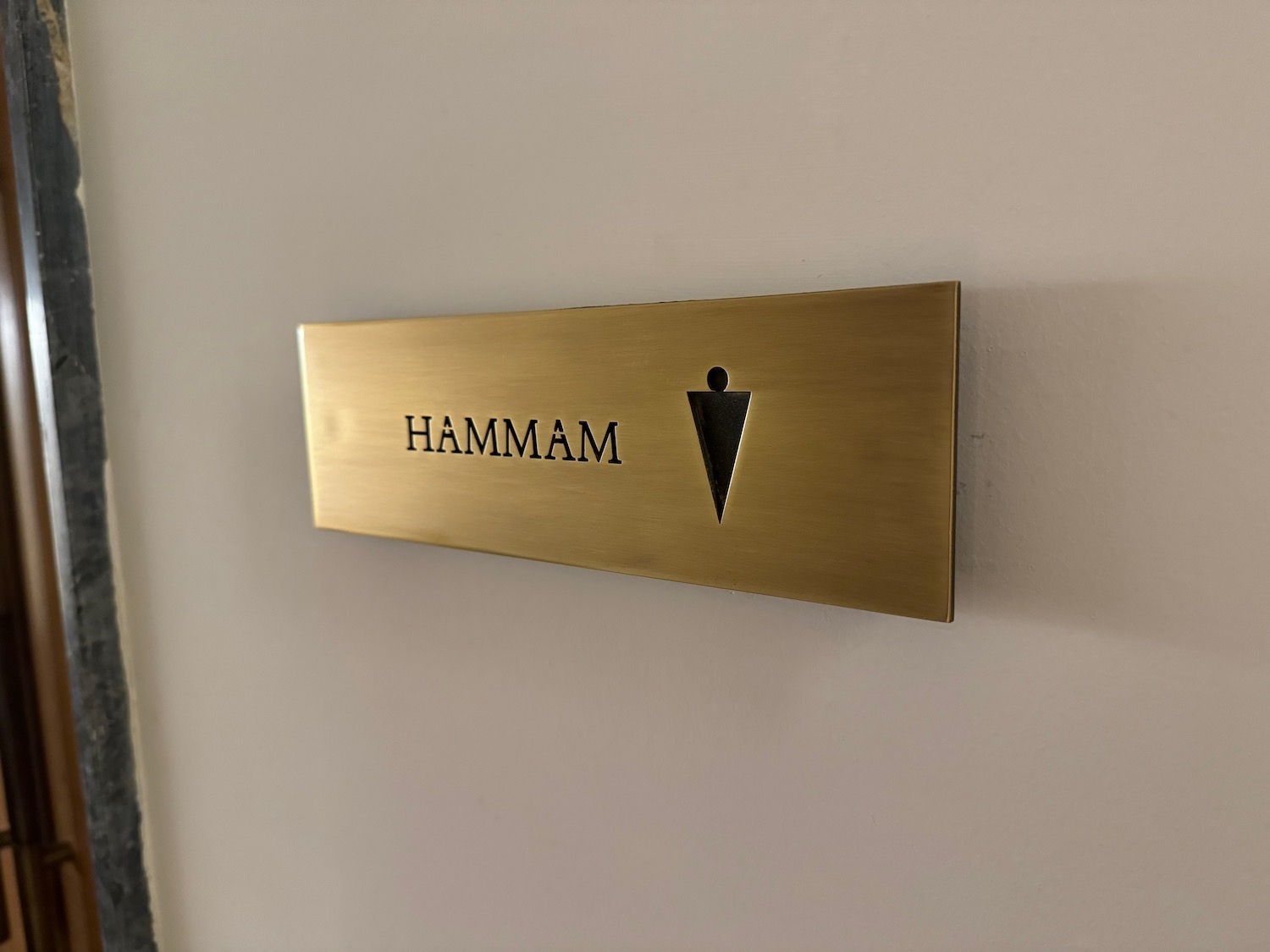 a sign on a wall