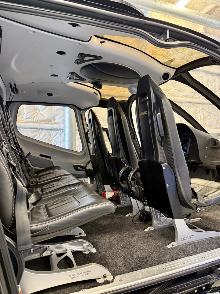 scenic cruises helicopter interior