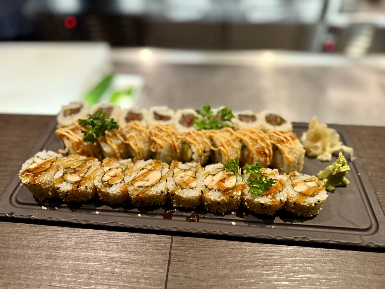 scenic cruises sushi platter