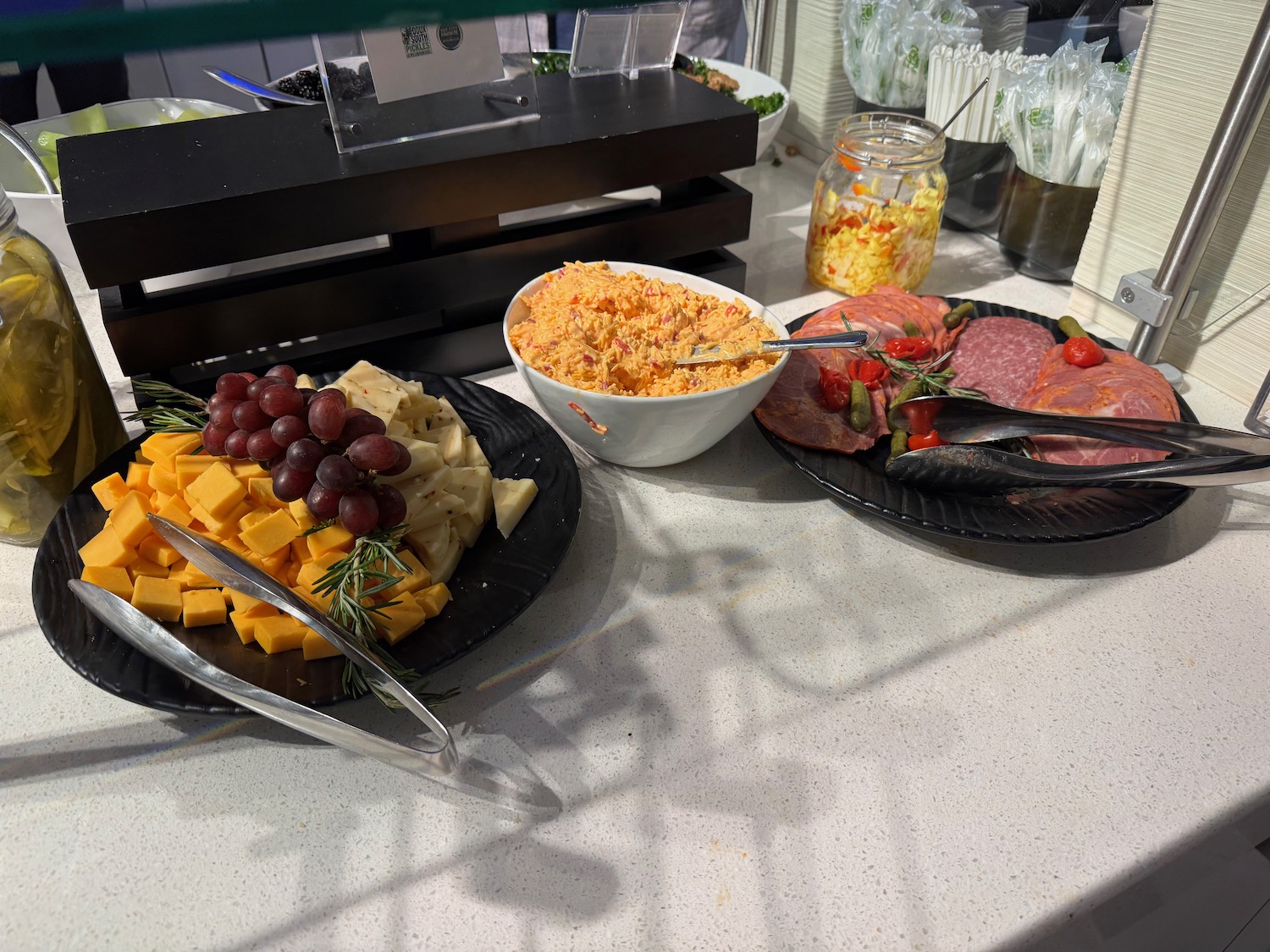 a plate of food on a table