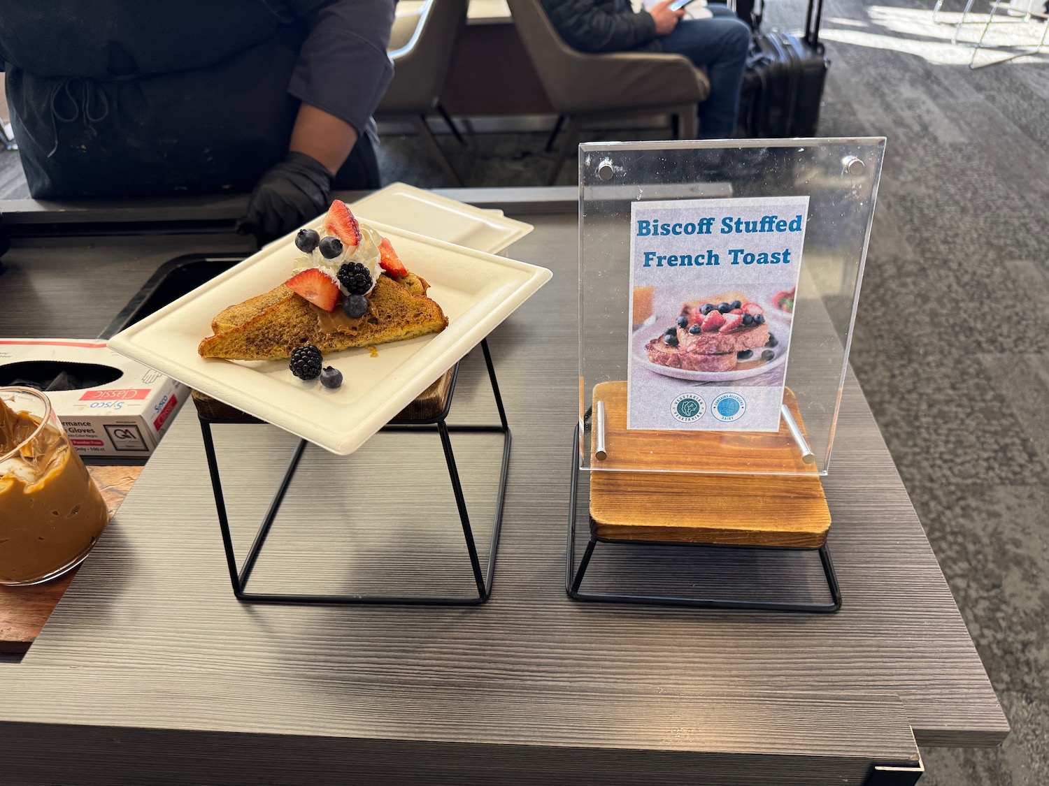 a plate of food on a table