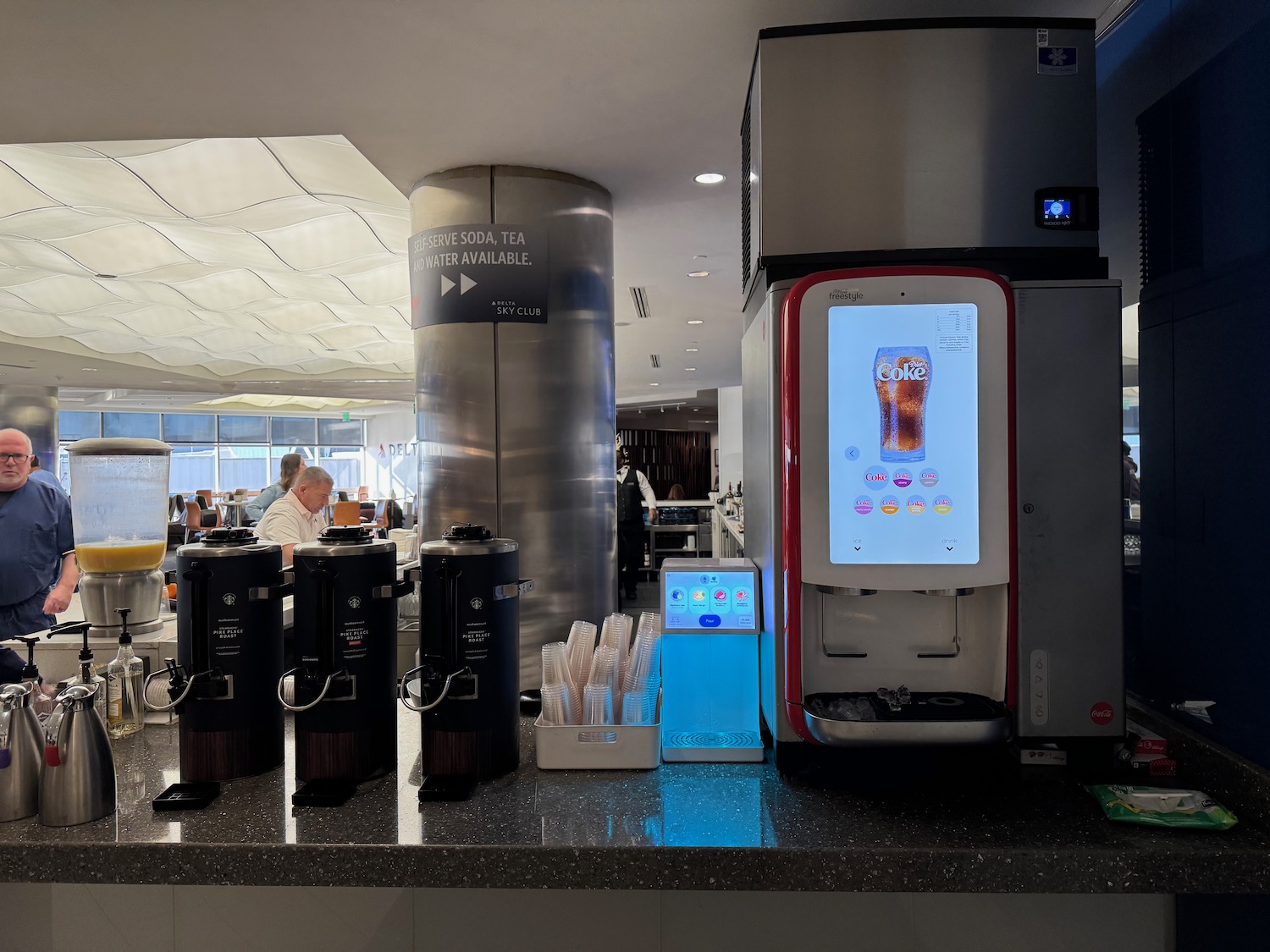 a machine on a counter
