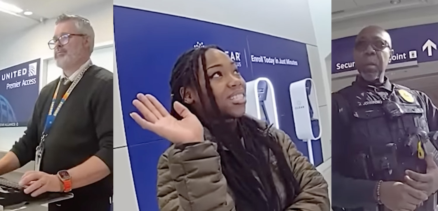 a woman with her hand up