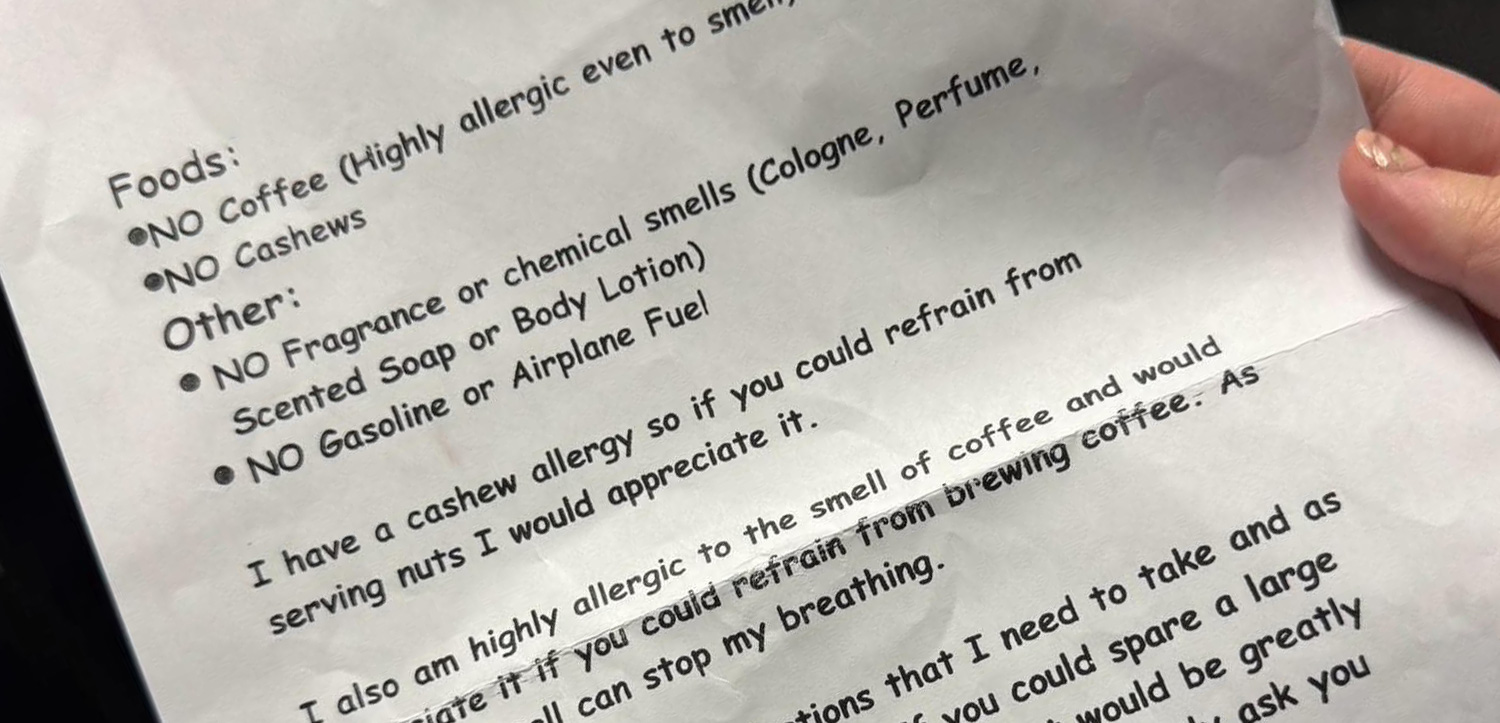 a piece of paper with black text