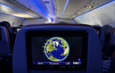 a screen on a plane