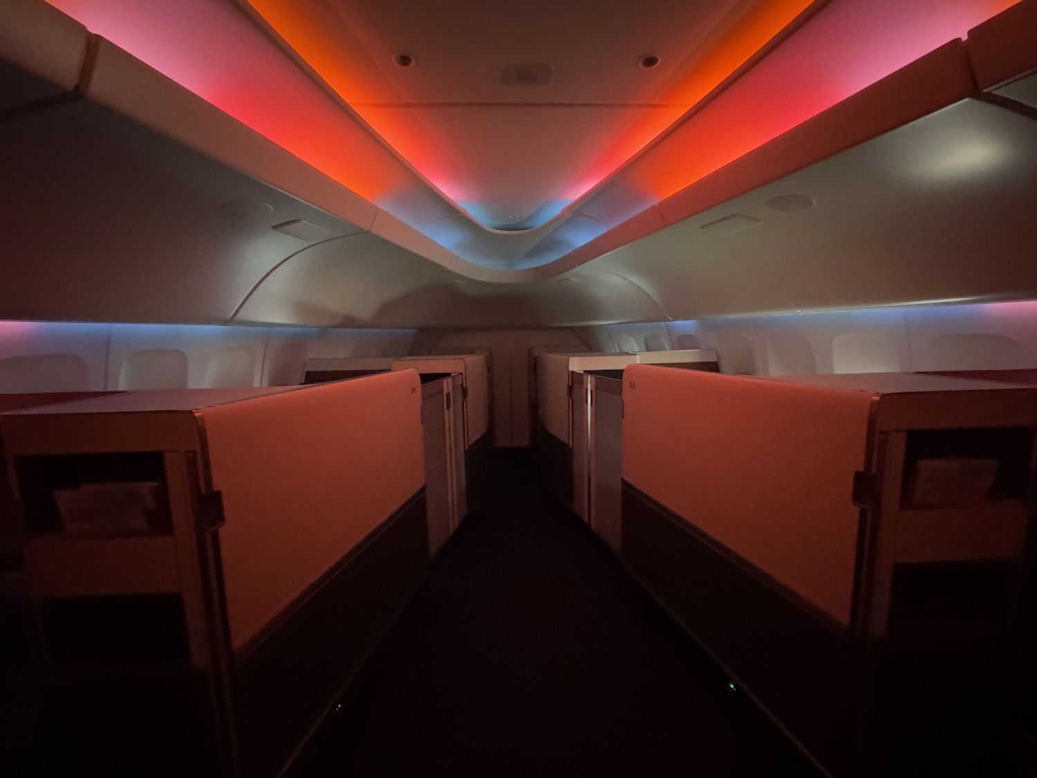 a row of seats in an airplane