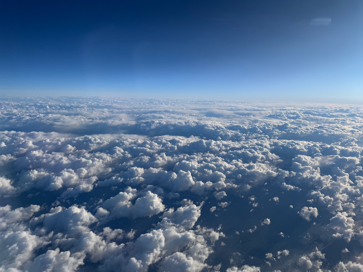 clouds and sky above the clouds