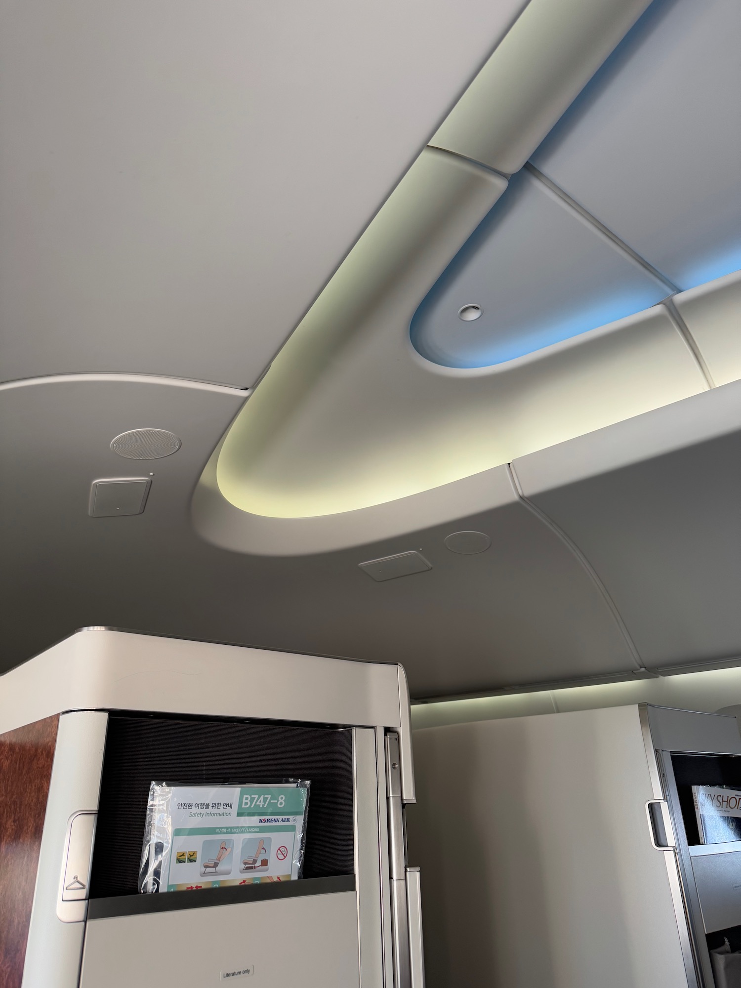 a ceiling with a light and a light on the ceiling