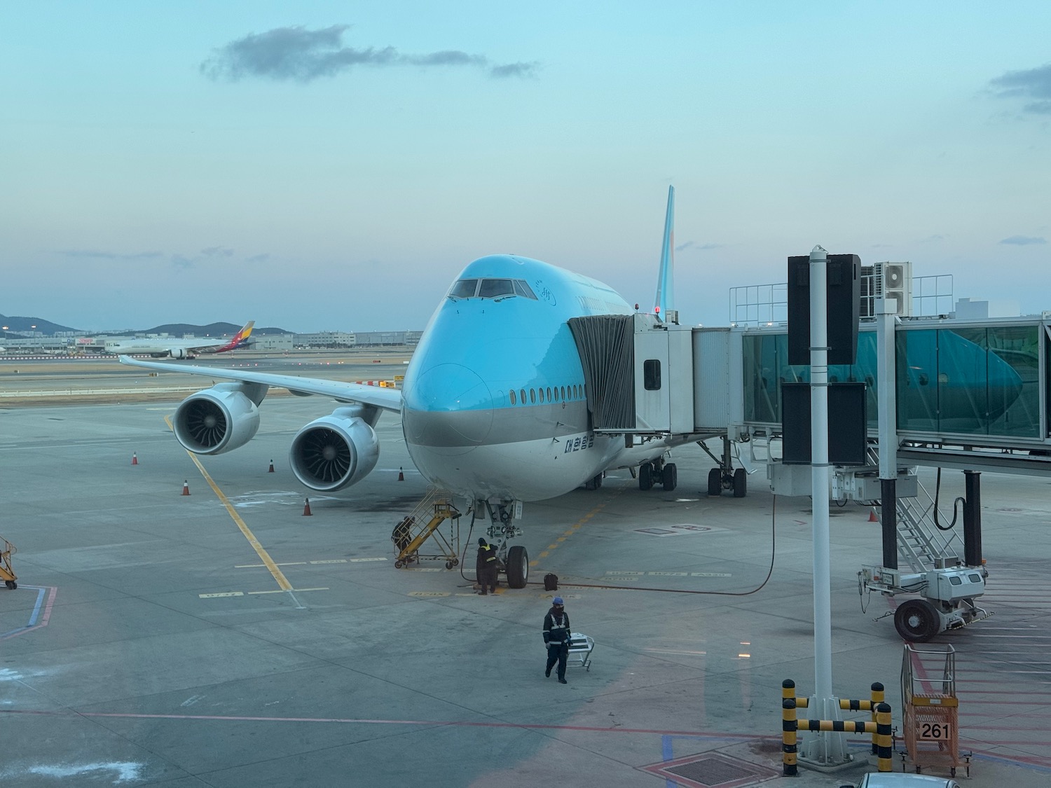 a plane on the tarmac