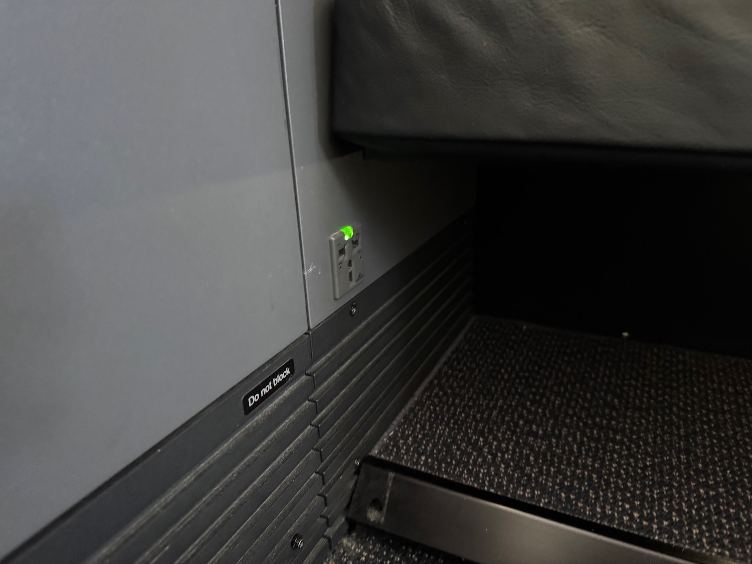 a close up of a power outlet