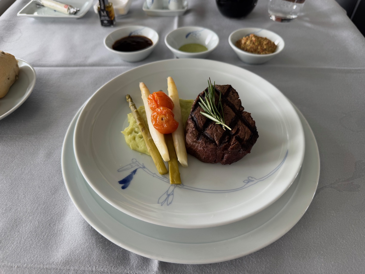 a plate of food on a table