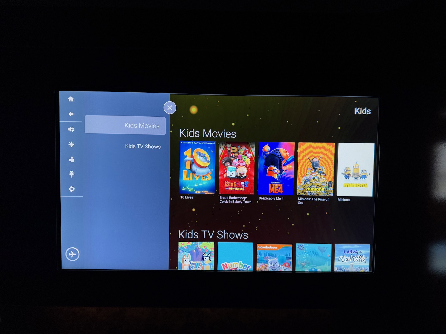 a screen shot of a television