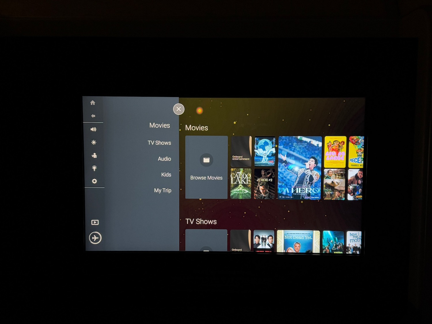 a screen shot of a television