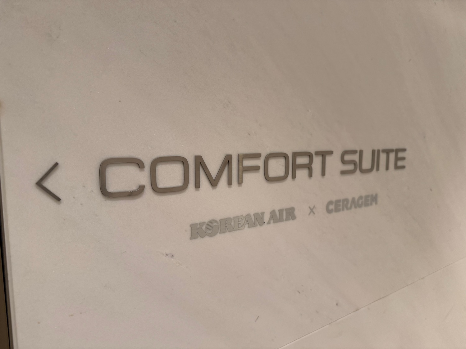 a close up of a sign
