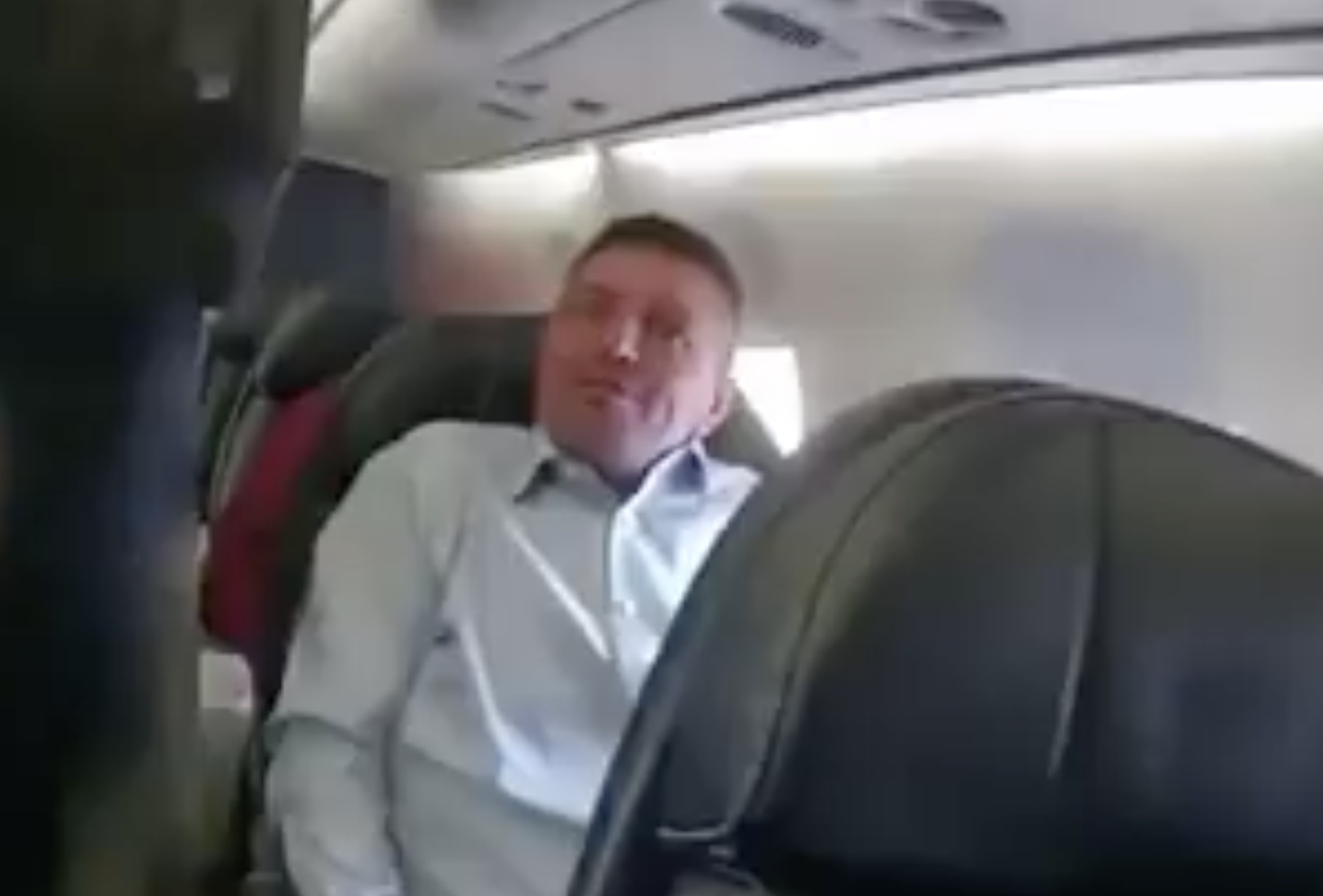 a man sitting in a chair