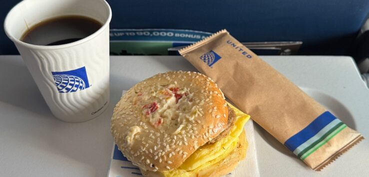 Jeff Mauro Bagel United Airlines