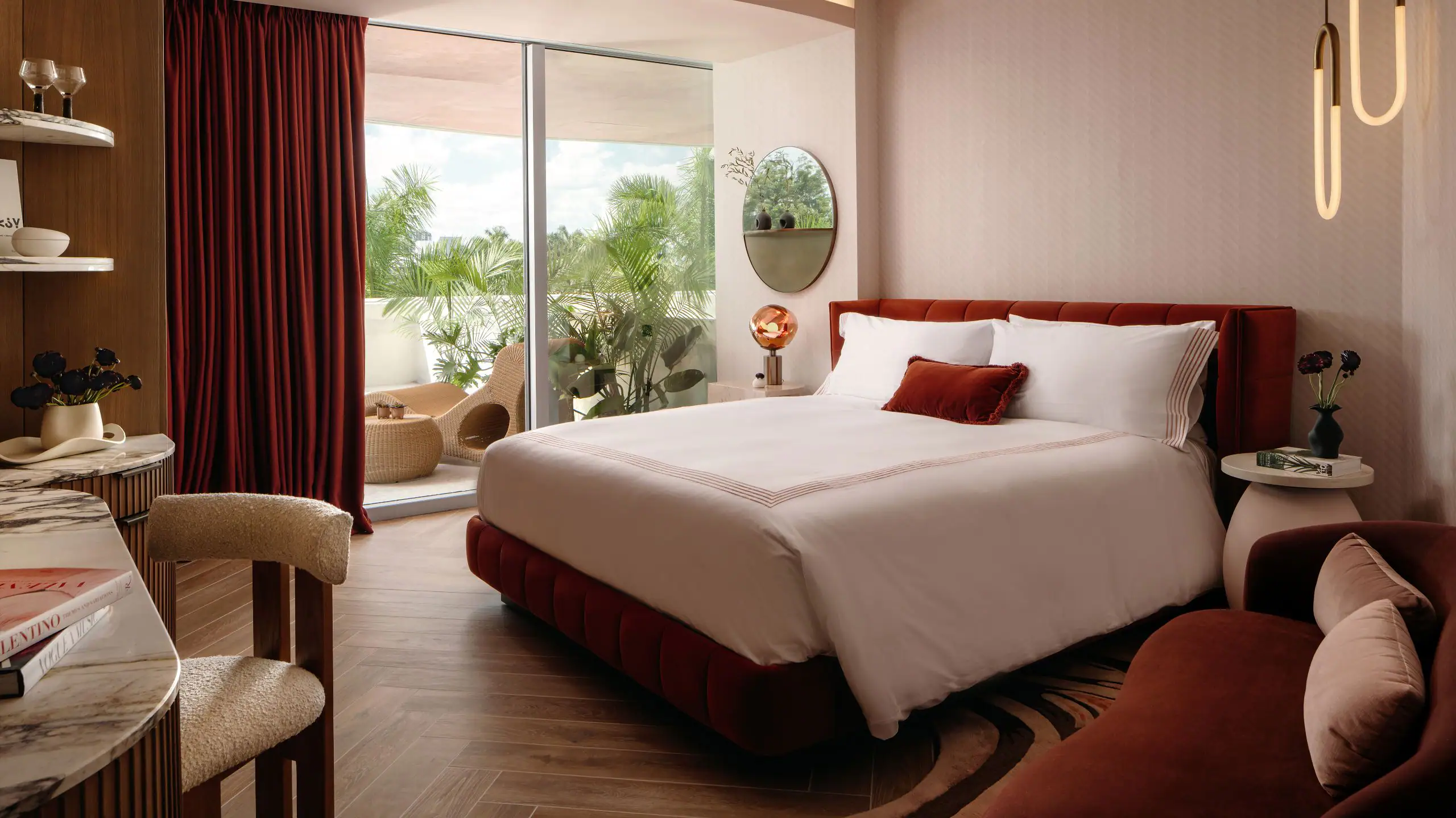 Thompson Miami Beach courtesy of Hyatt Hotels-King-Bedroom-With-Balcony