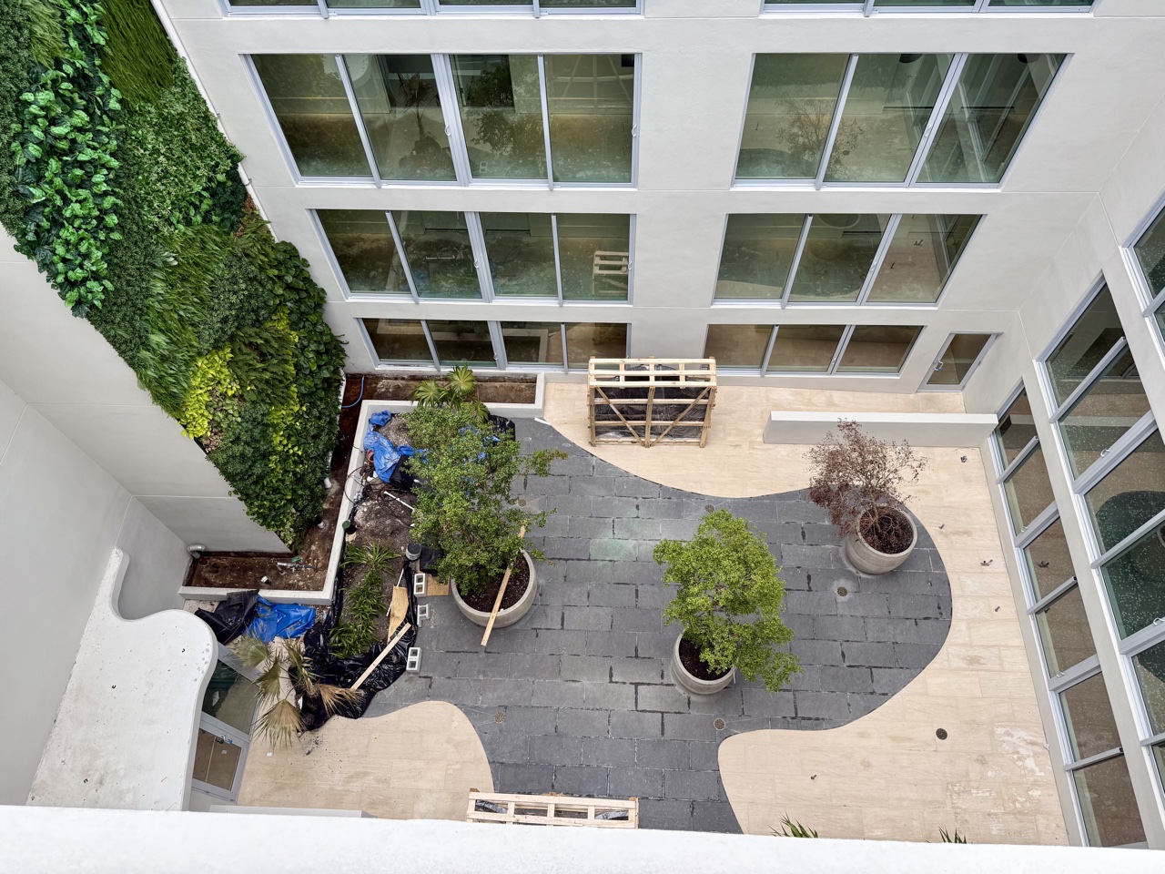 Thompson Miami Beach courtesy of Hyatt Hotels-atrium down