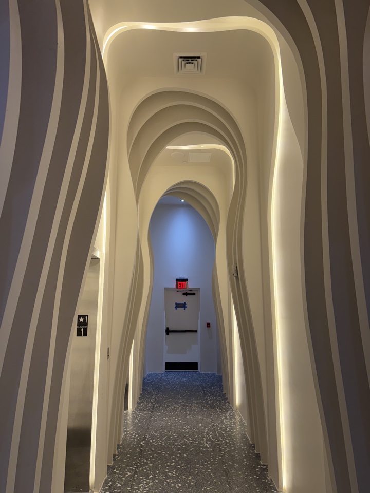 Thompson Miami Beach courtesy of Hyatt Hotels-elevator hallway