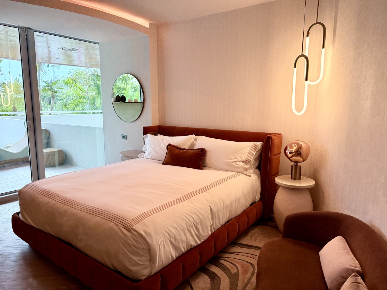Thompson Miami Beach courtesy of Hyatt Hotels-king bed