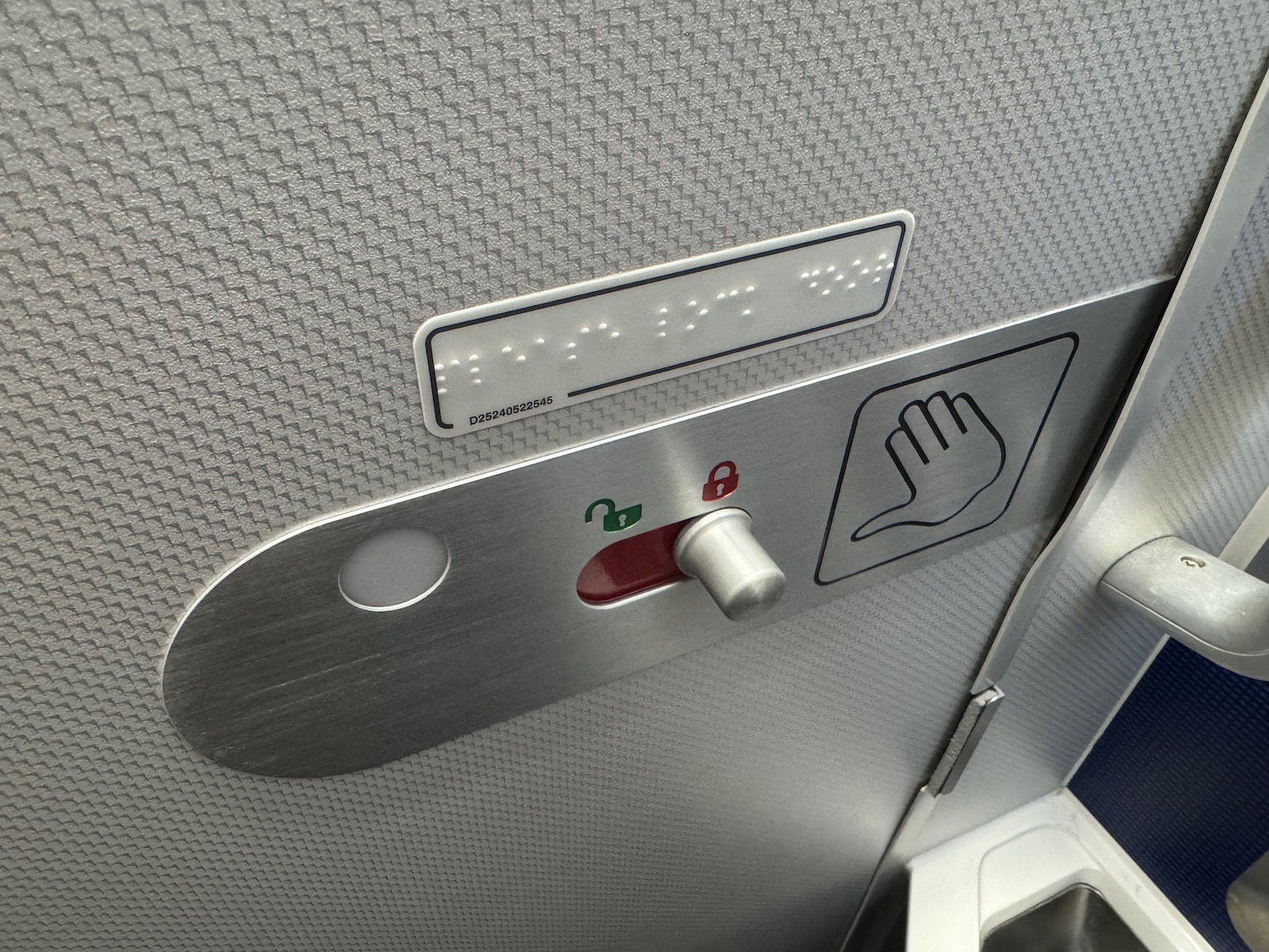 a close up of a button